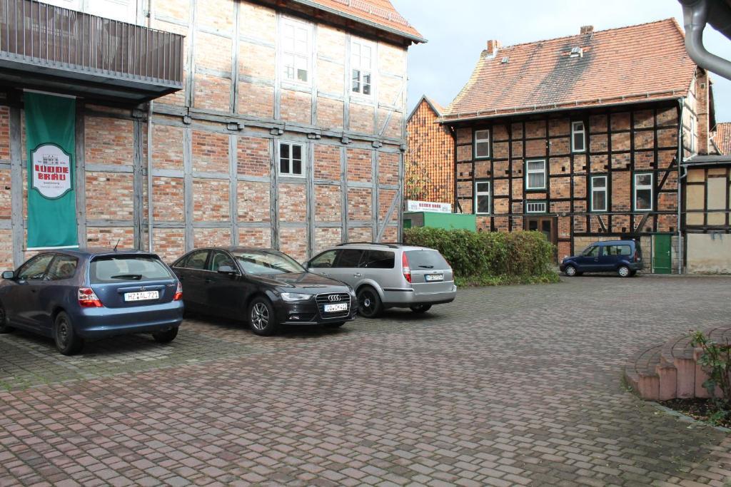 Hotel Zum Brauhaus クヴェードリンブルク エクステリア 写真
