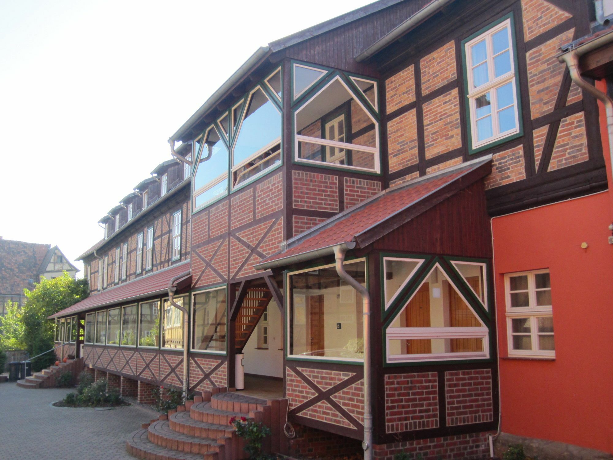 Hotel Zum Brauhaus クヴェードリンブルク エクステリア 写真