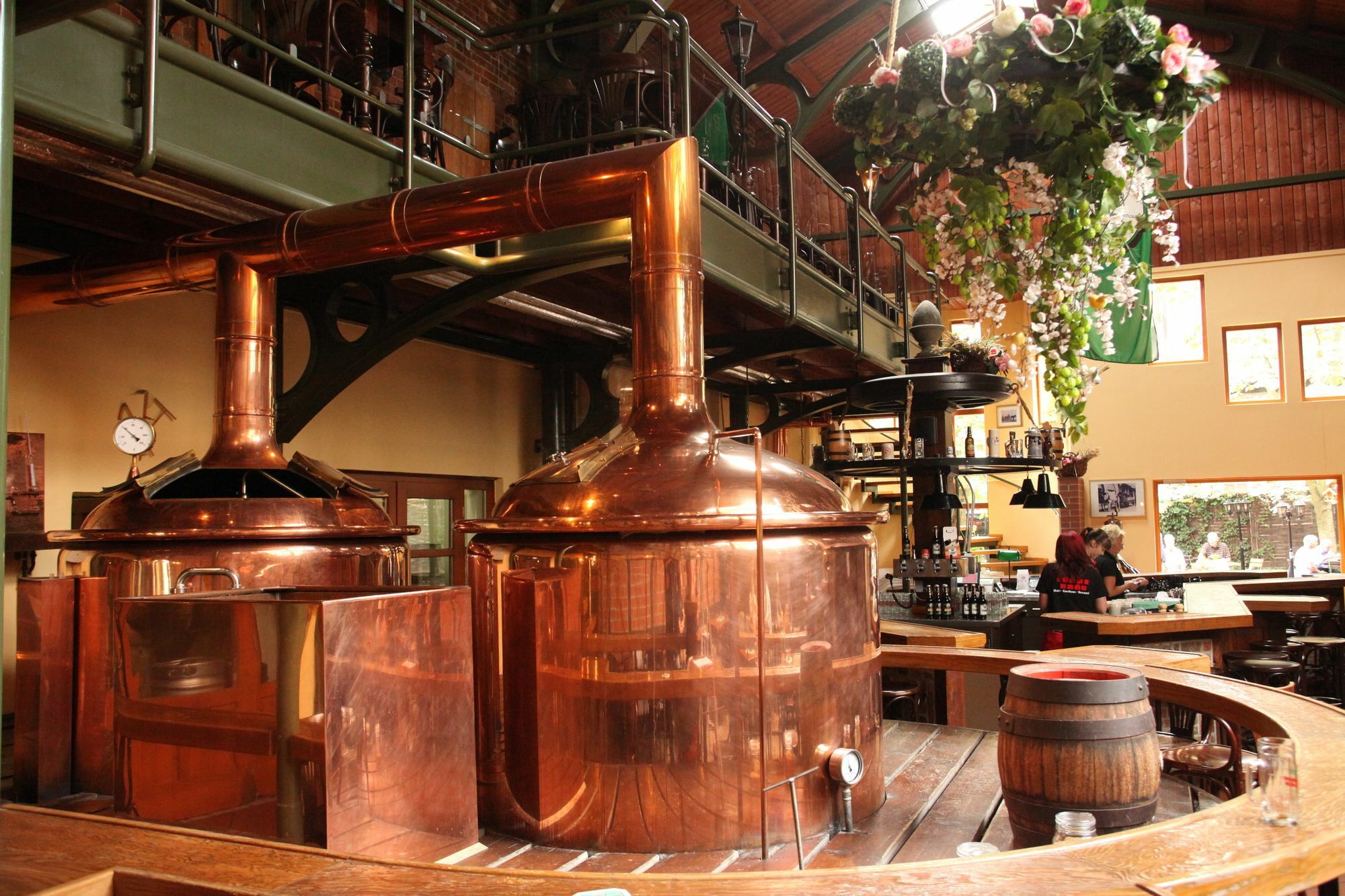 Hotel Zum Brauhaus クヴェードリンブルク エクステリア 写真