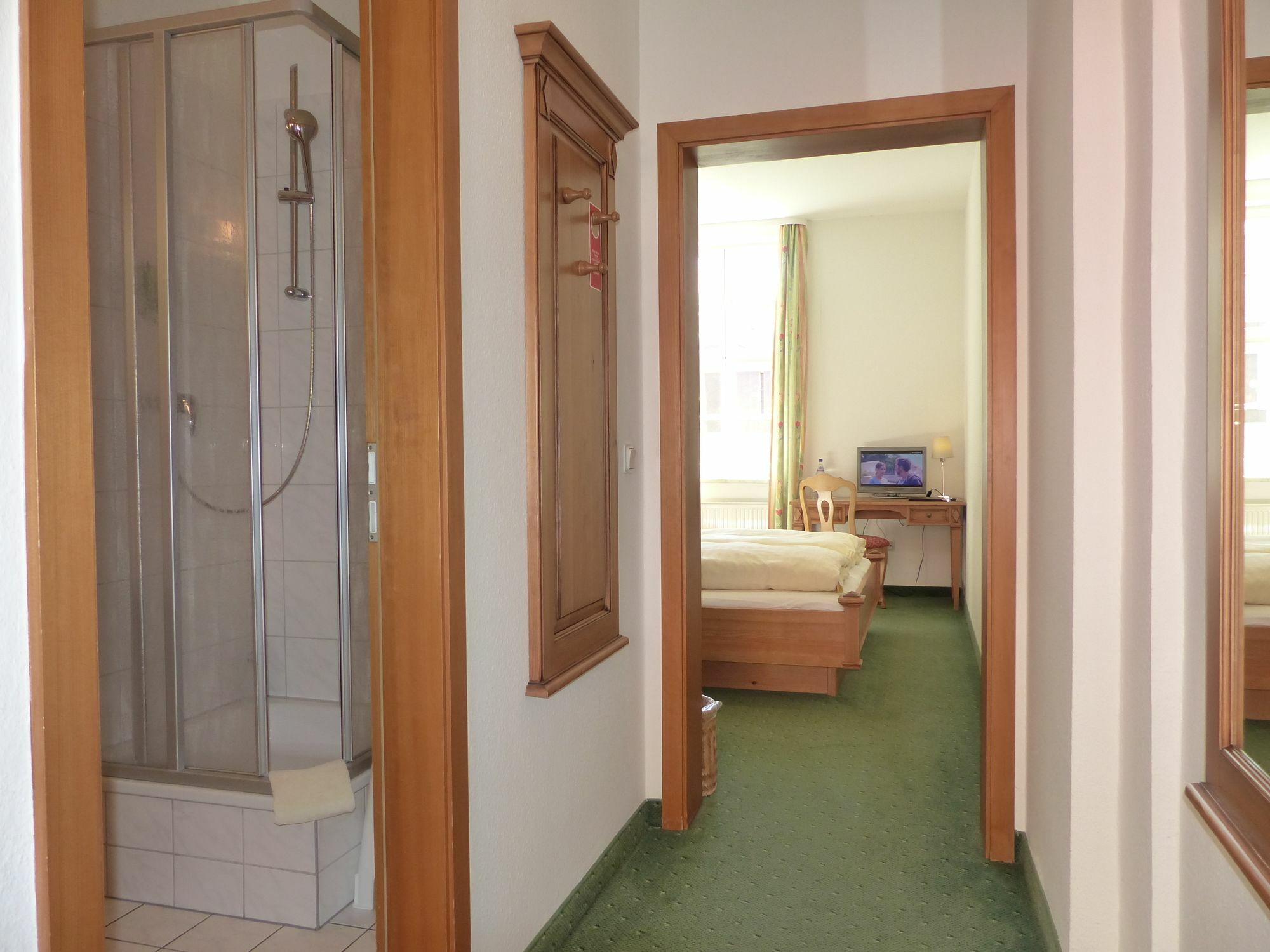 Hotel Zum Brauhaus クヴェードリンブルク エクステリア 写真